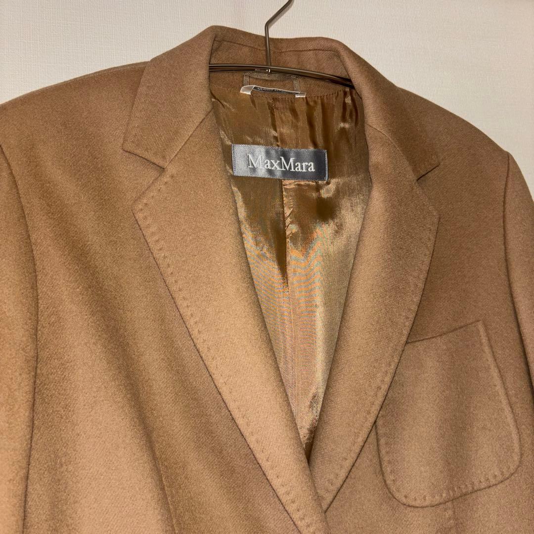 【美品】MaxMaraマックスマーラ♥︎テーラード／ウールジャケット　キャメル