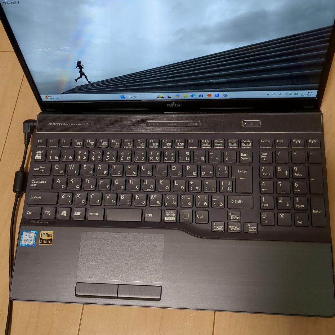 Windowsノート本体 FUJITSU AH77/D1 i7-8565U 8GB SSD128GB