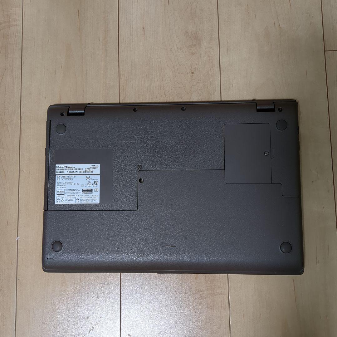 Windowsノート本体 FUJITSU AH77/D1 i7-8565U 8GB SSD128GB
