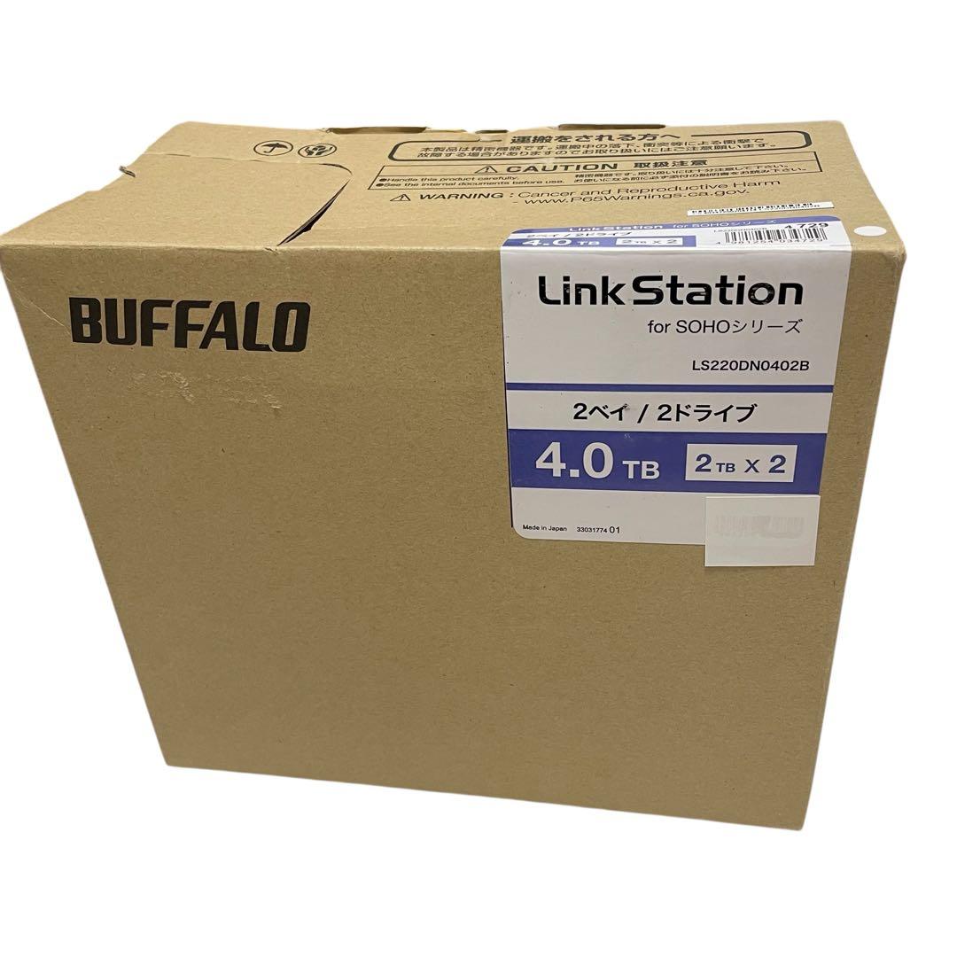【美品】BUFFALO 4TB LinkStation LS220DN0402B