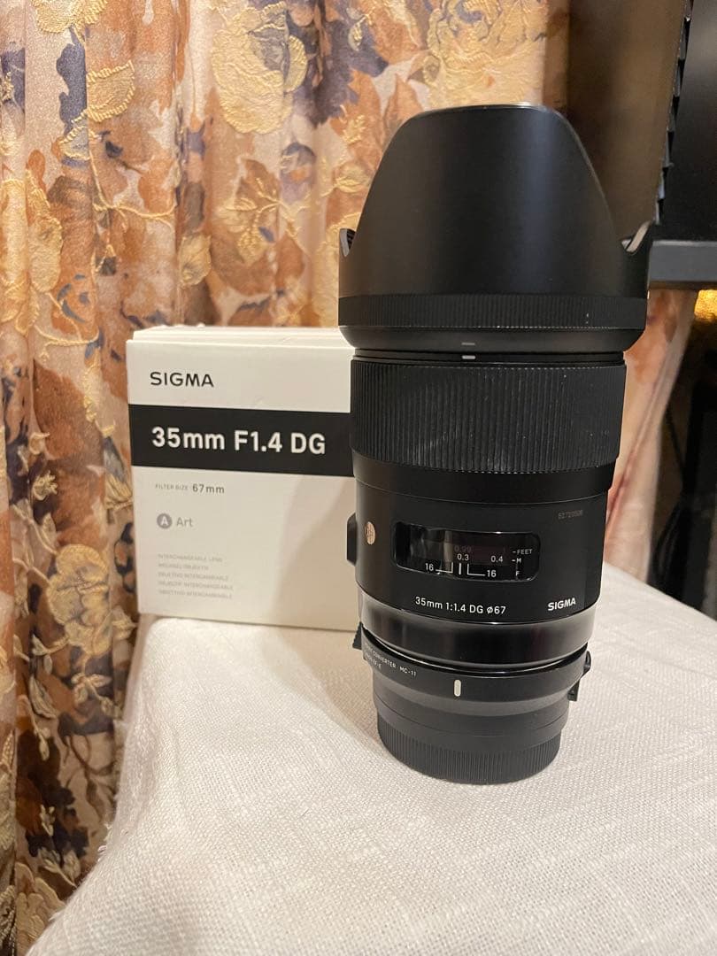 SIGMA 35mm Art F1.4 DG EF+ コンバータ(Sony E)