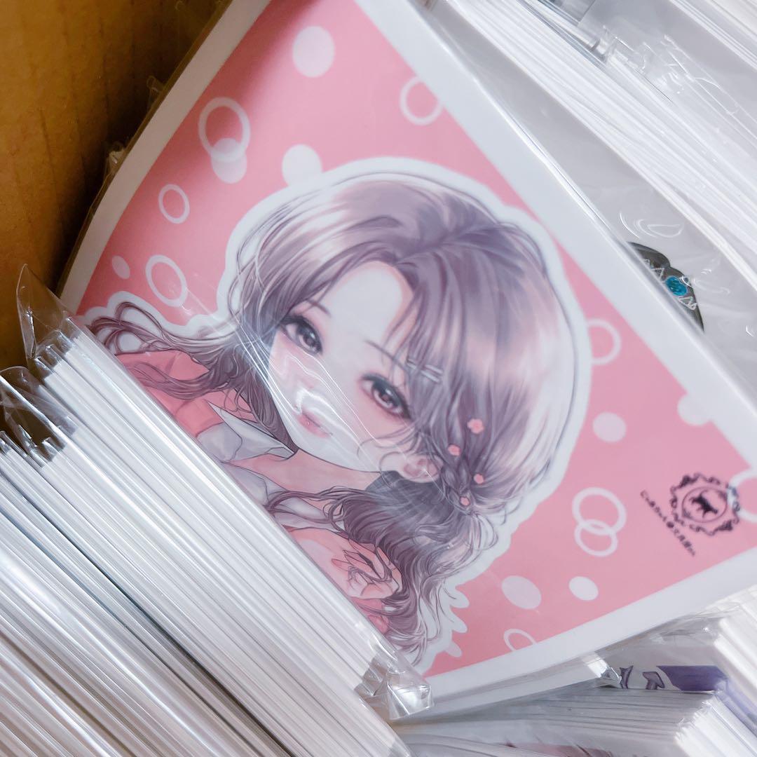 【80サイズ】　人物ステッカー　装飾ステッカー　まとめ売り　大量　紙モノ