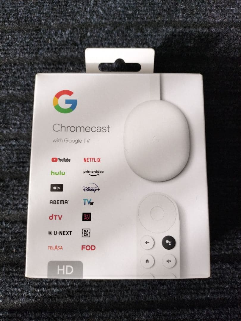 Chromecast with Google TV HD ホワイト