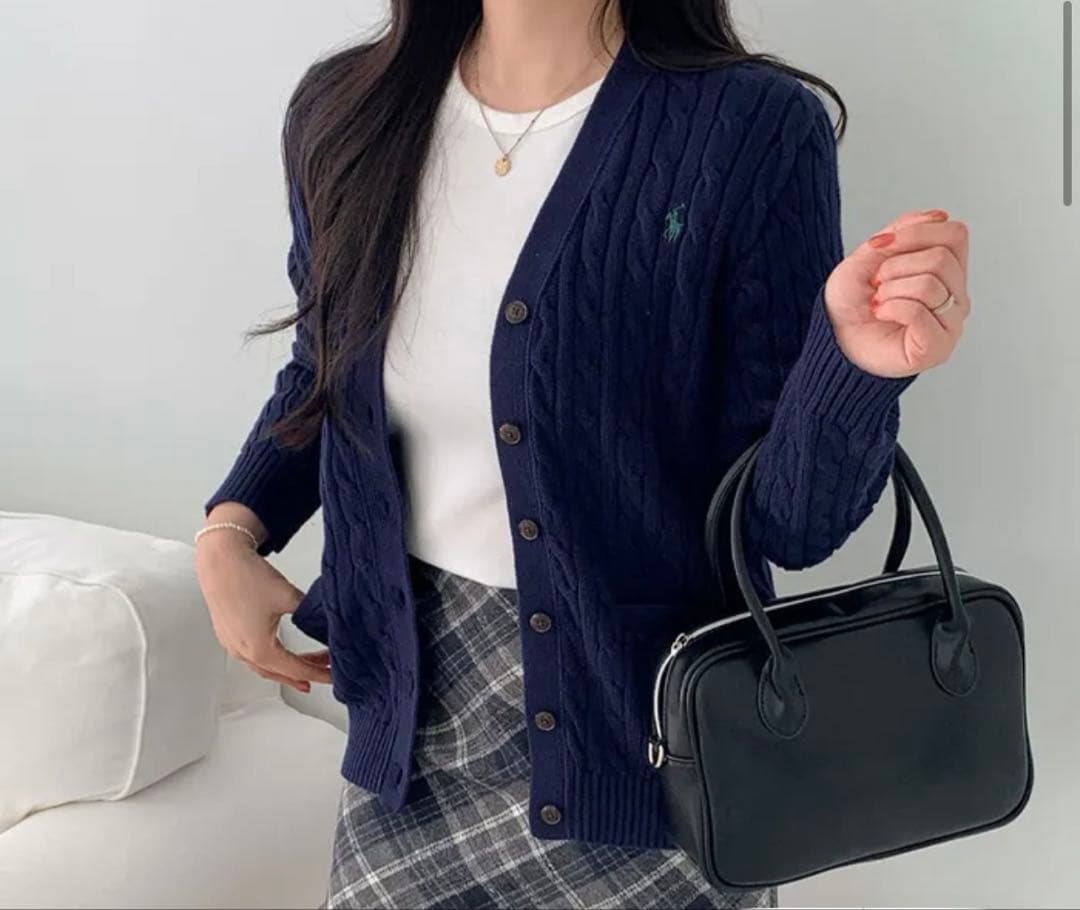 【新品・未使用】 ポロラルフローレン　カーディガン　12-14