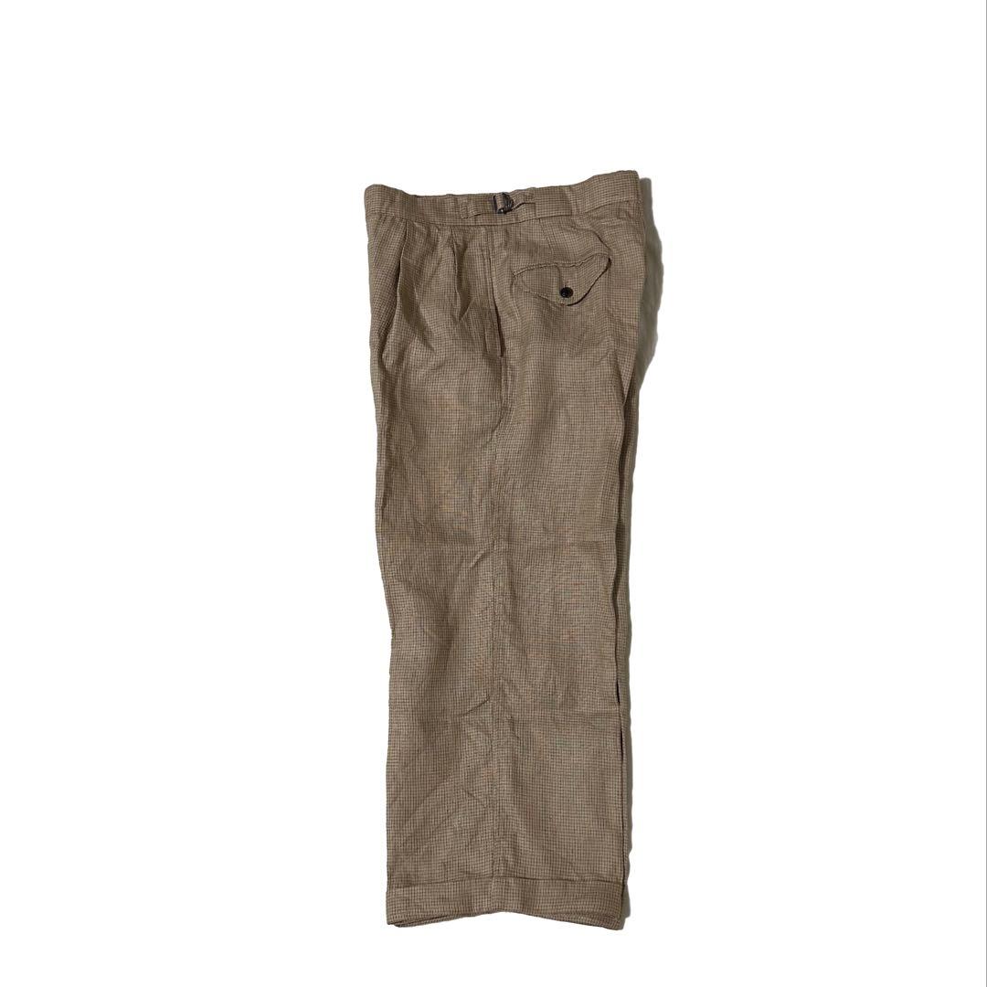 90s Polo by Ralph Lauren ツータックリネン スラックス