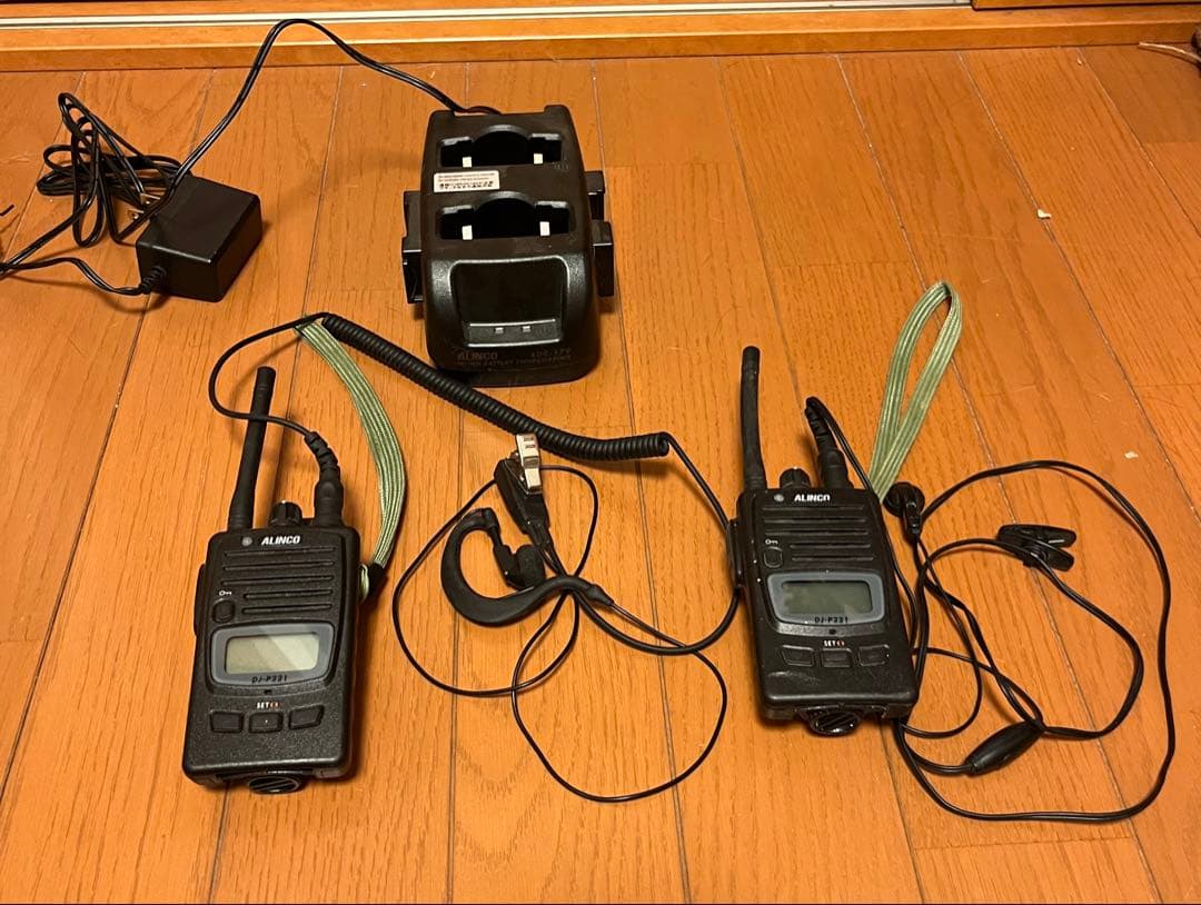 【美品】ALINCO トランシーバーセット