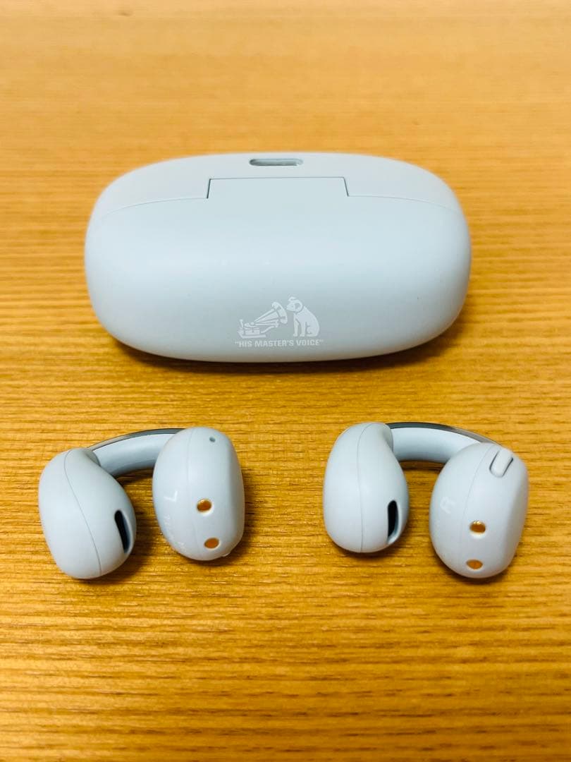 【Victor】 HA-NP1T イヤーカフ型 ワイヤレスイヤホン アイスグレー