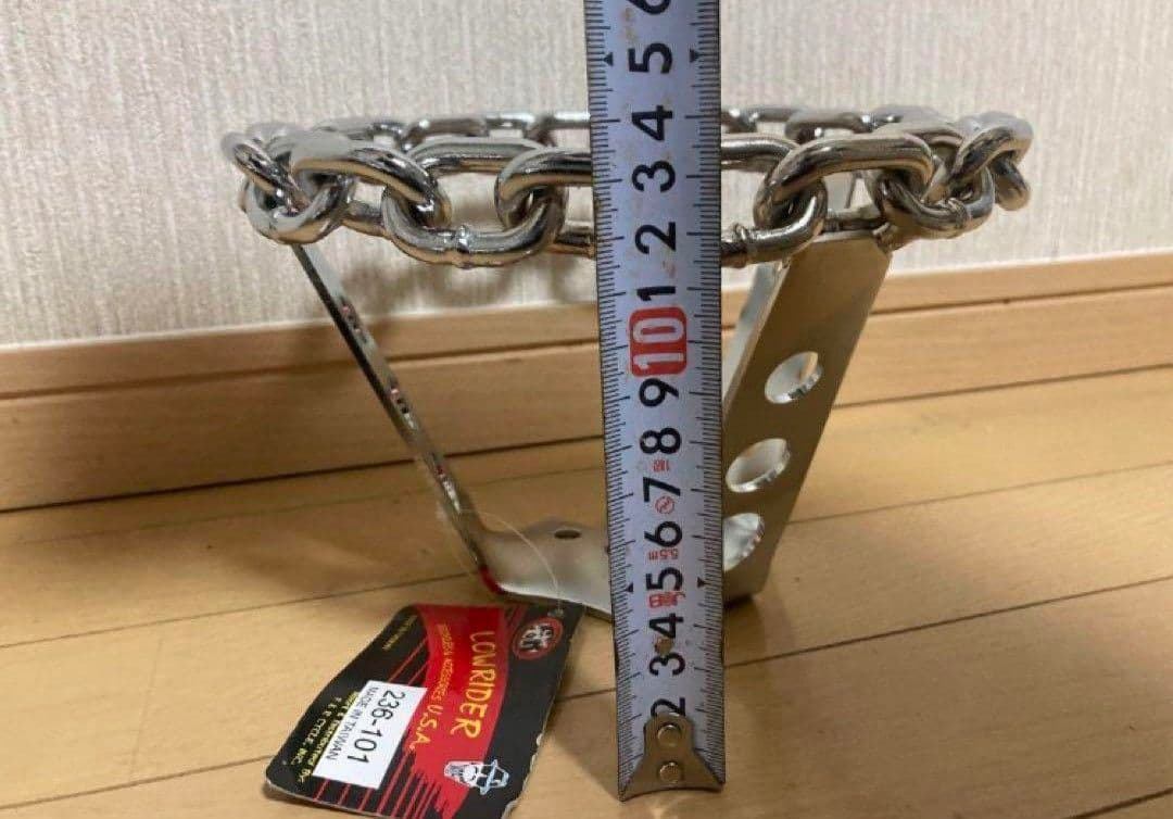 チェーンステアリング　8インチ　ローライダー　lowrider クロームメッキ