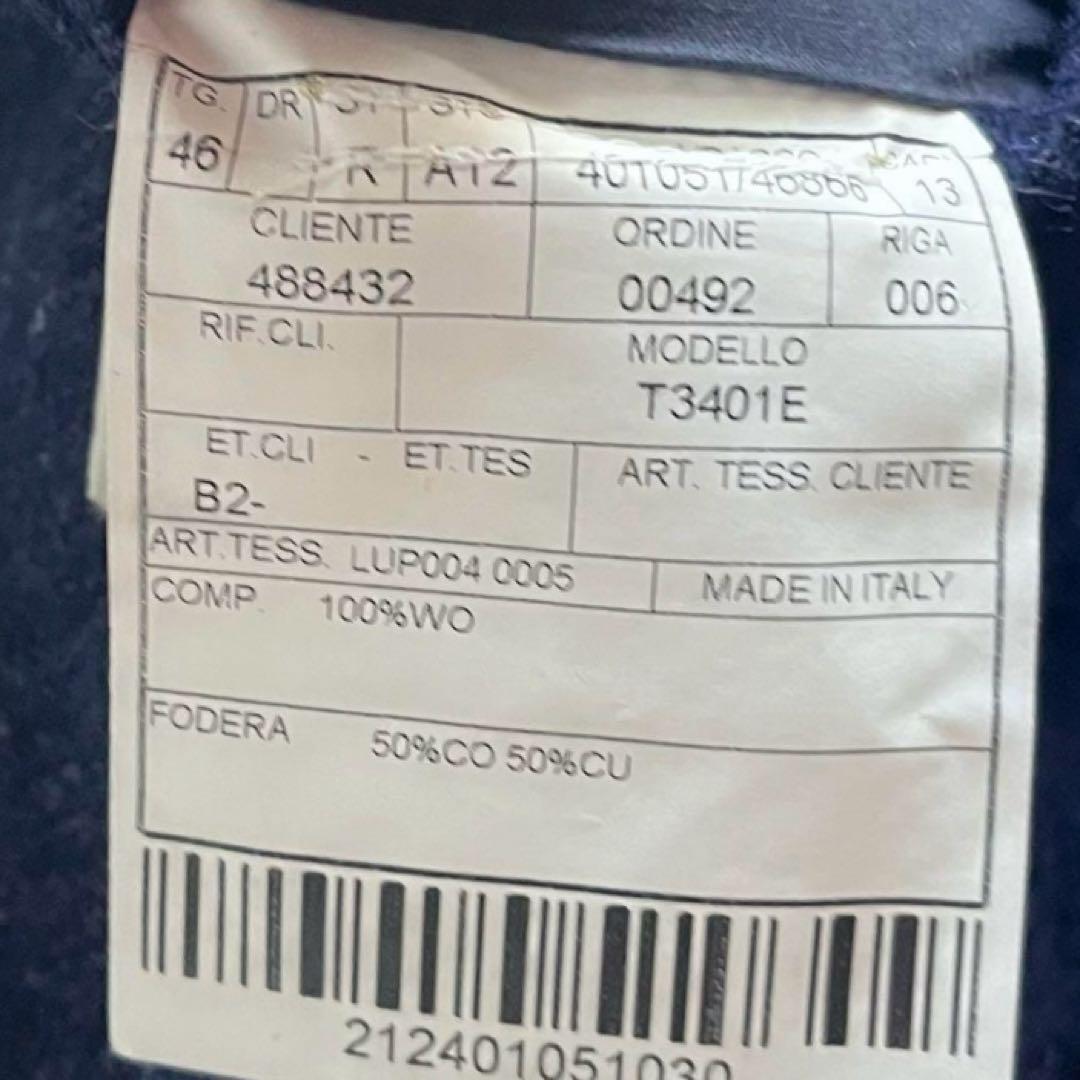 <美品>BOGLIOLI dover ネイビー ウール ジャケット サイズ46