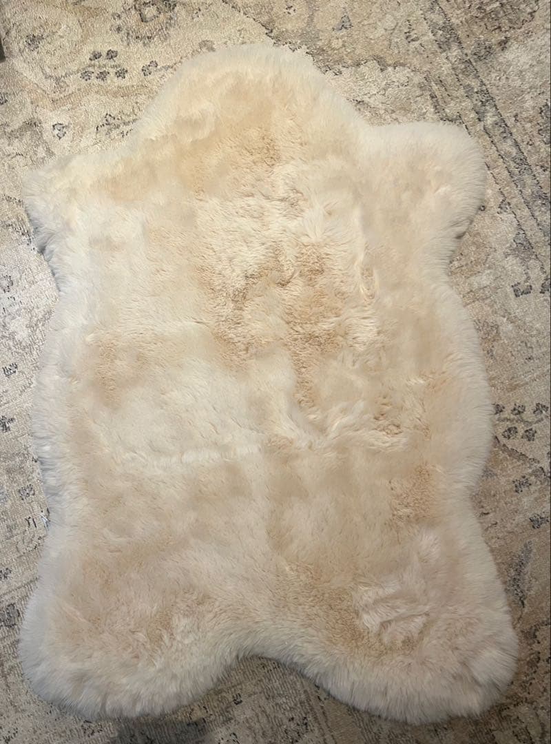 新品　ZARA  イレギュラー　ラグ　スモール