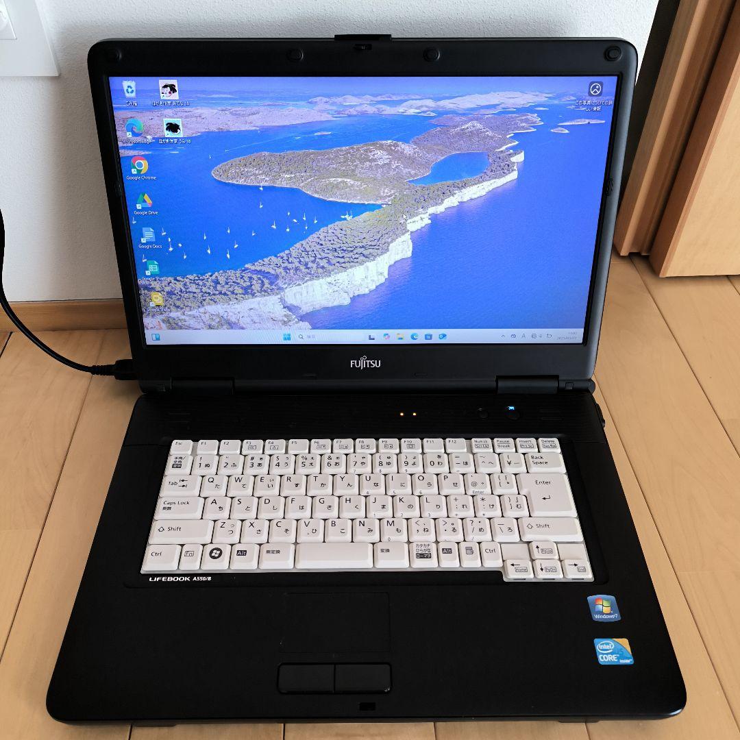 ✨SSD・大画面・オフィス付　黒　すぐ使えるノートパソコン 超快適　格安PC