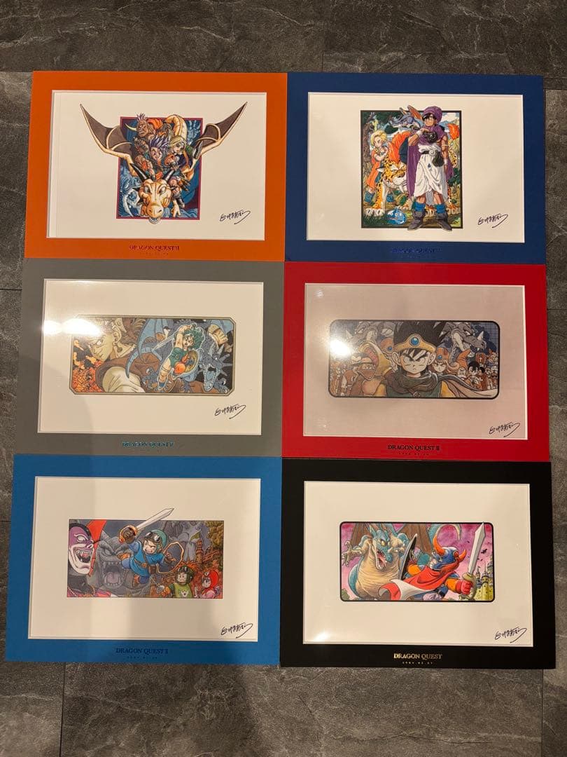 ドラゴンクエスト 複製原画 6枚セット　今週までこの値段で売りたいとおもます