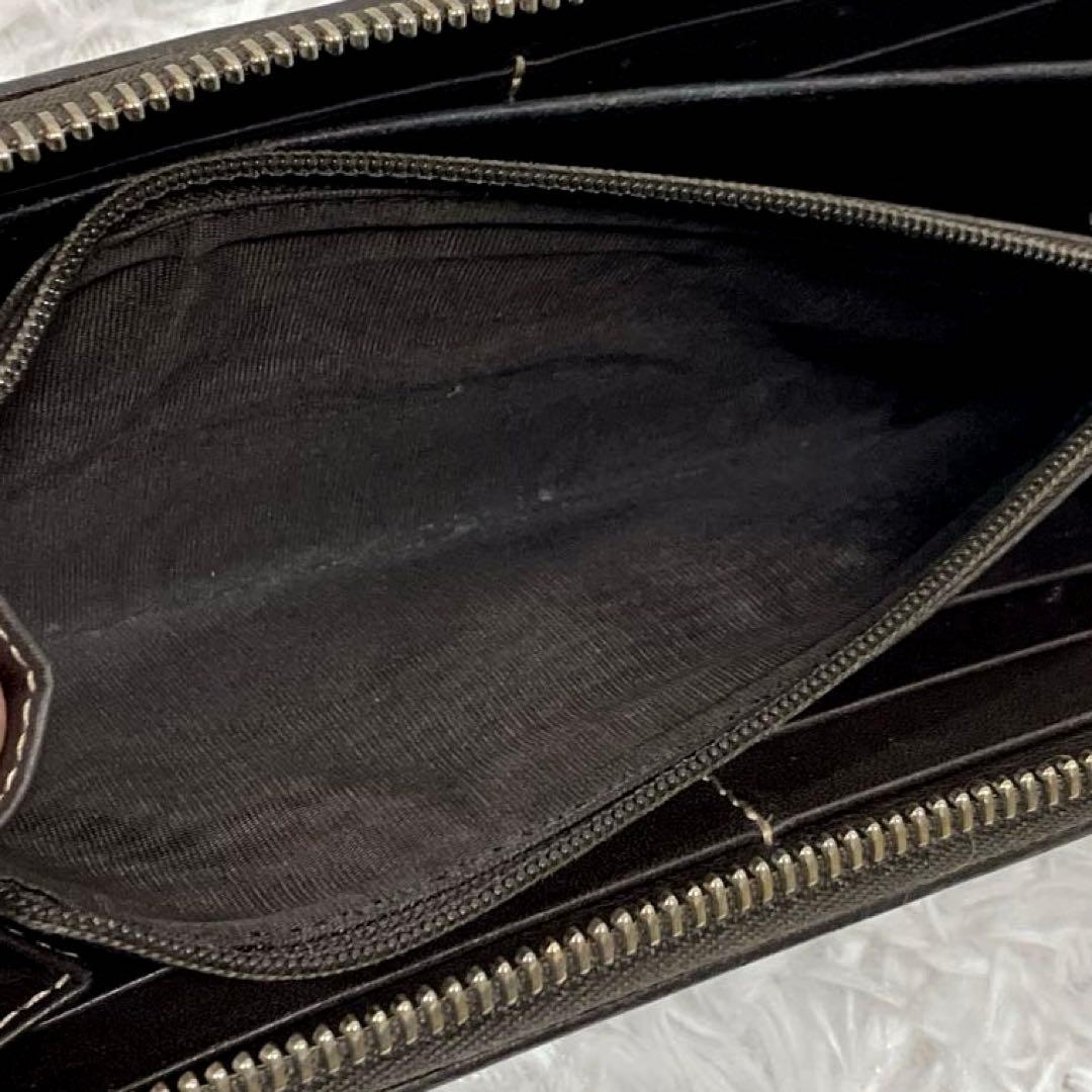 GUCCI　長財布　GG柄　キャンバス　ラブリーハート　ラウンドジップ