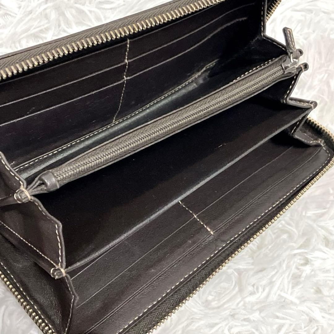 GUCCI　長財布　GG柄　キャンバス　ラブリーハート　ラウンドジップ