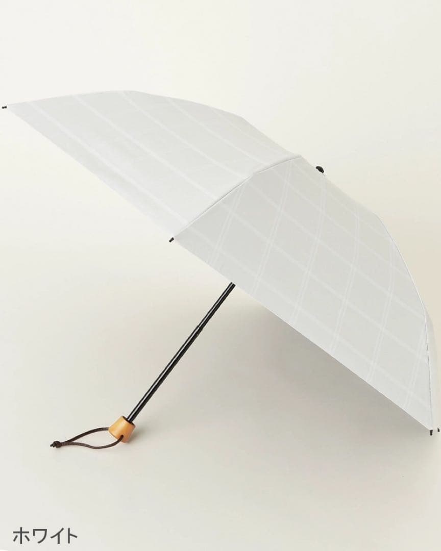 サンバリア 折りたたみ日傘 ３段折 チェック