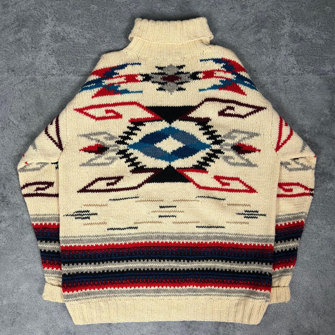 Ralph Lauren 80s 90s ネイティブ柄 ニット ラルフローレン