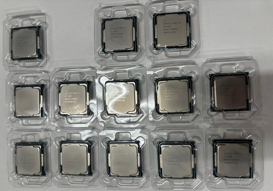 CPU i5-7500.i3-9100 各種計13個セット