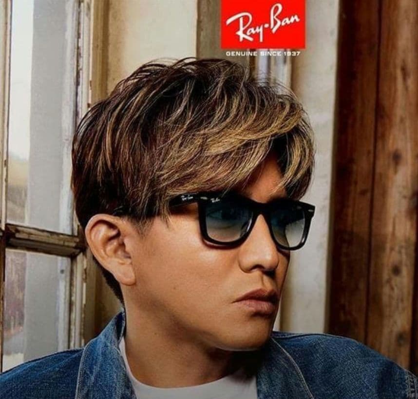 ❶⑨❻⓪　RayBanレイバンRB2140F ブルーグラデーション