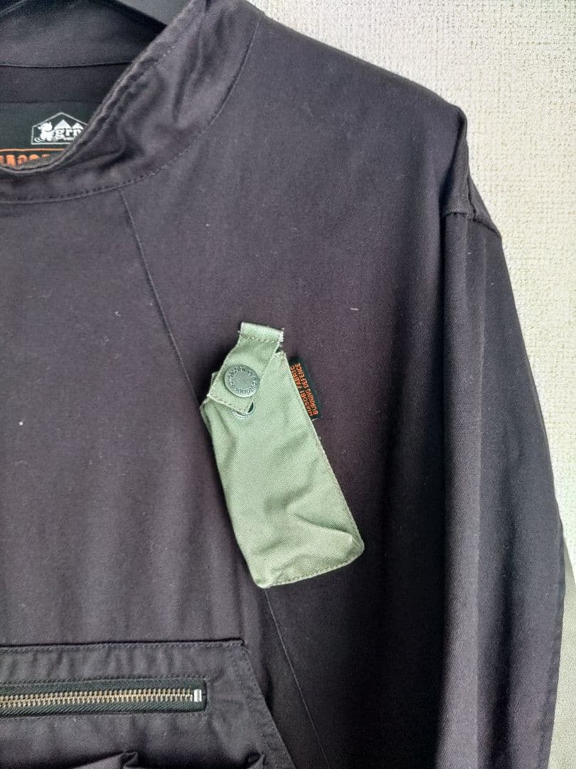 grn outdoor HIASOBI BIG BEN JUMP SUIT 黒