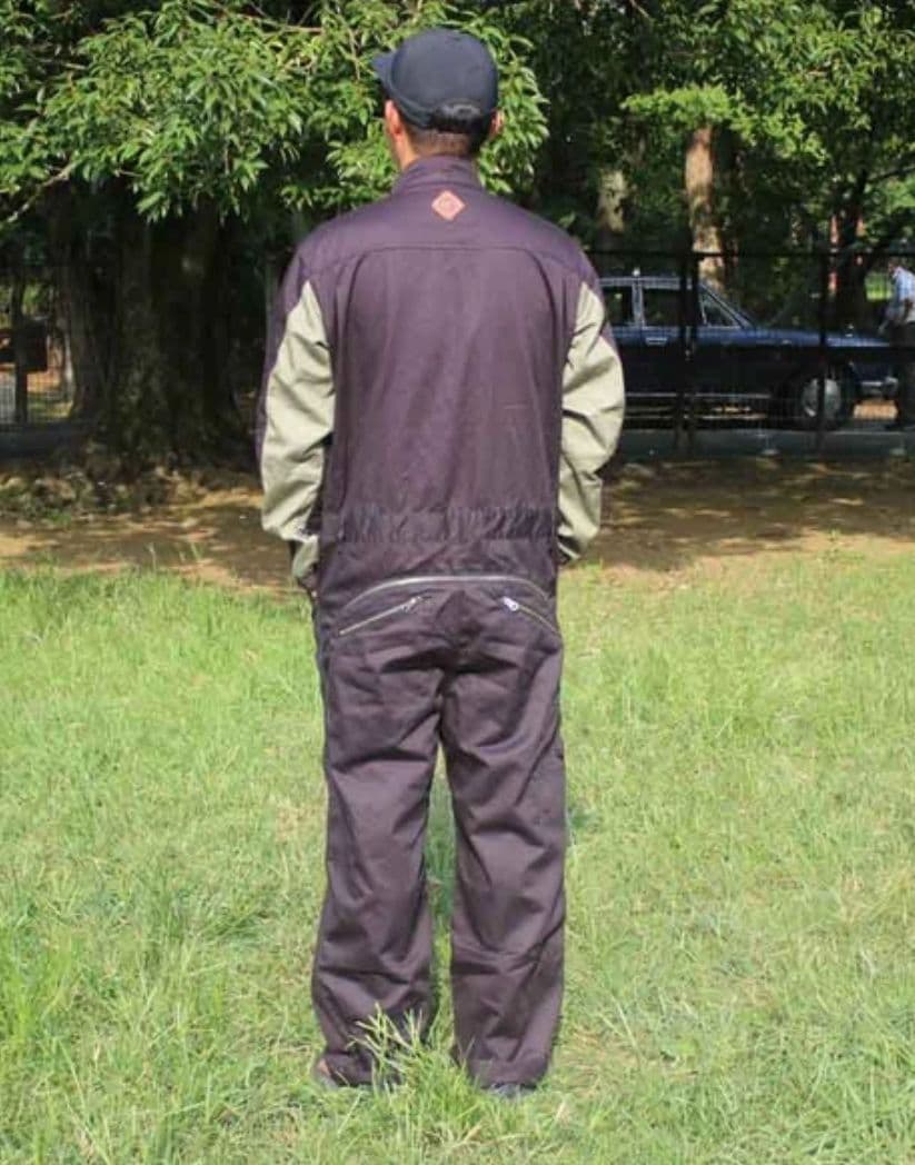 grn outdoor HIASOBI BIG BEN JUMP SUIT 黒