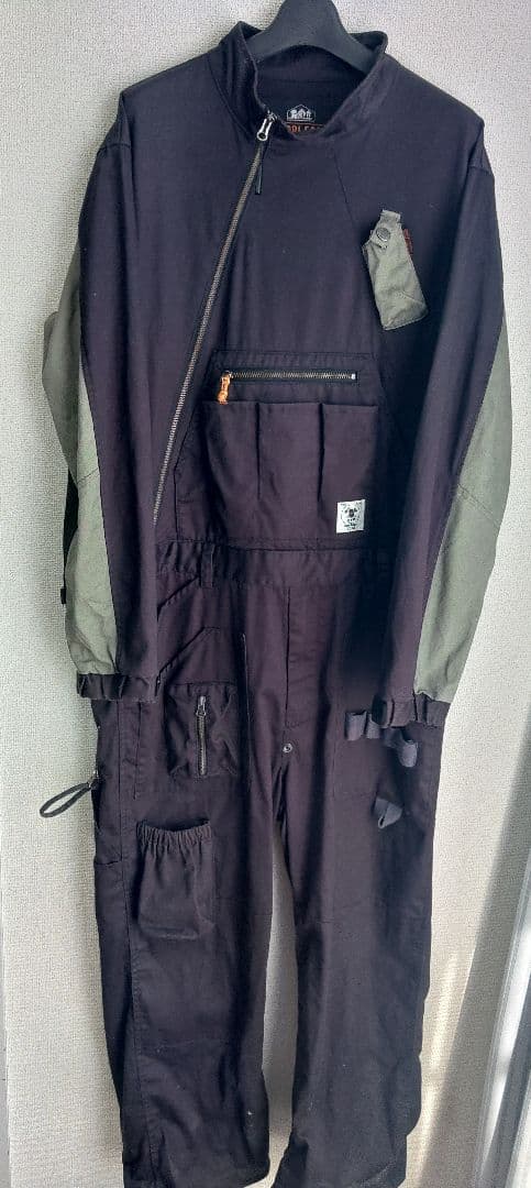 grn outdoor HIASOBI BIG BEN JUMP SUIT 黒
