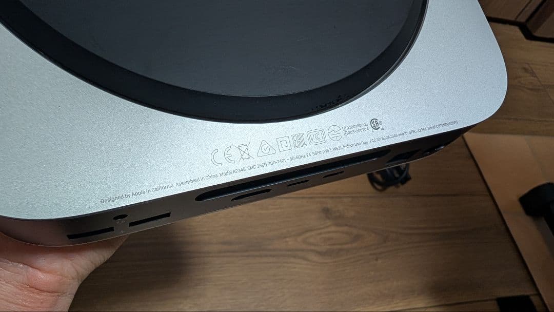 【美品】Mac mini 2020 M1 16G 2TB 10Gbps CTO