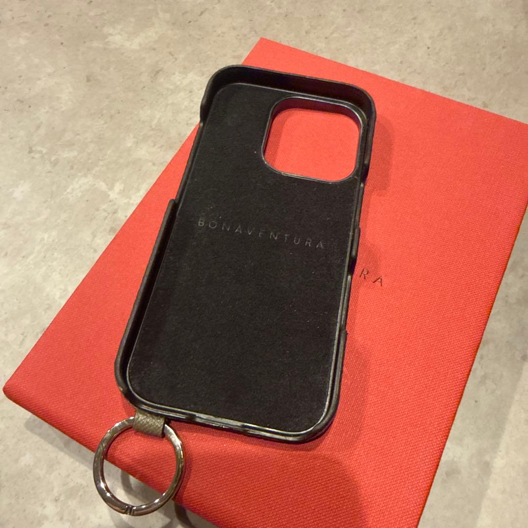 ボナベンチュラ バックカバーケース シュリンクレザーIphone16proケース