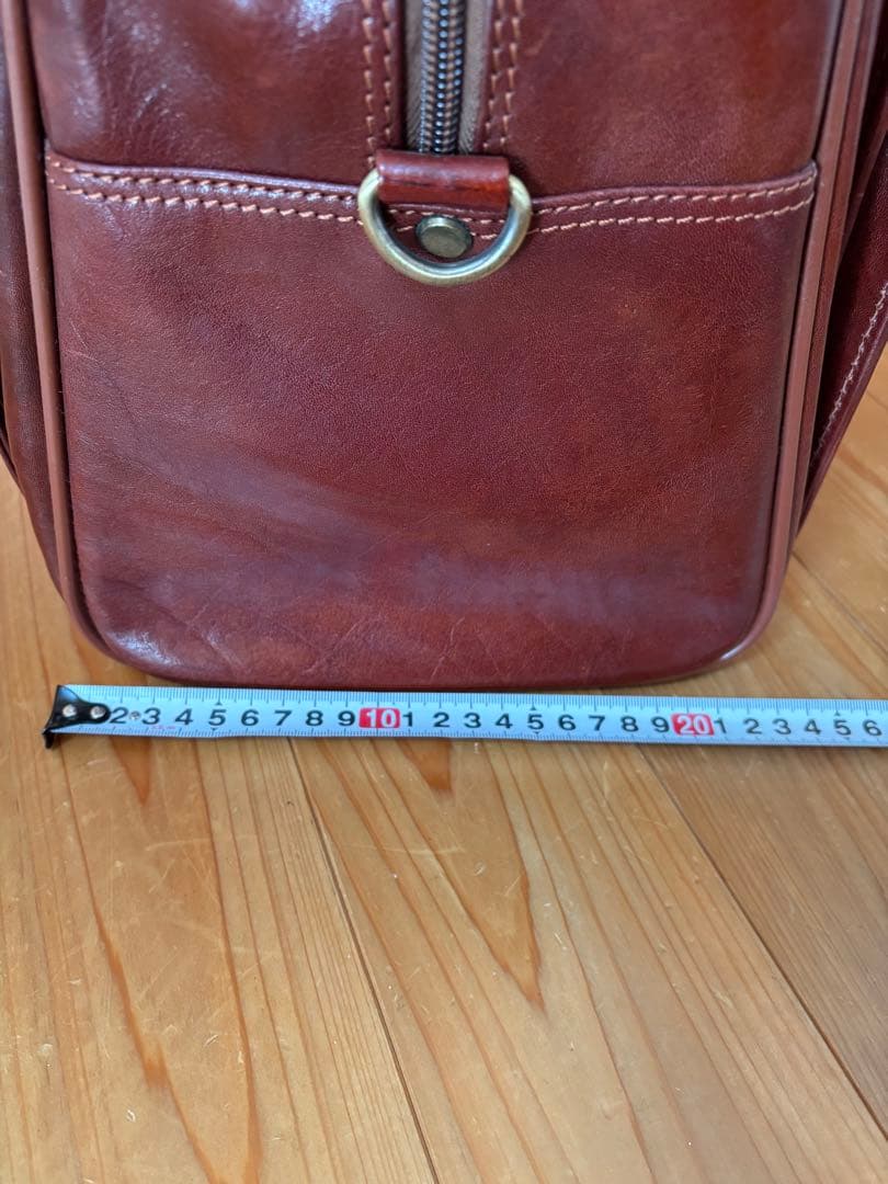 美品！スノビスト、レザー ダッフルバッグ ブラウン　2WAY
