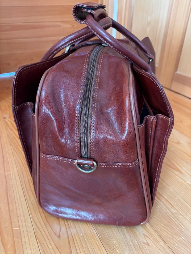美品！スノビスト、レザー ダッフルバッグ ブラウン　2WAY