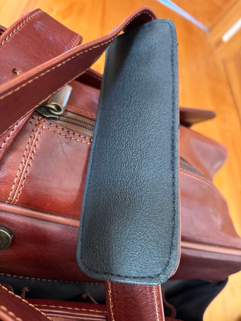 美品！スノビスト、レザー ダッフルバッグ ブラウン　2WAY