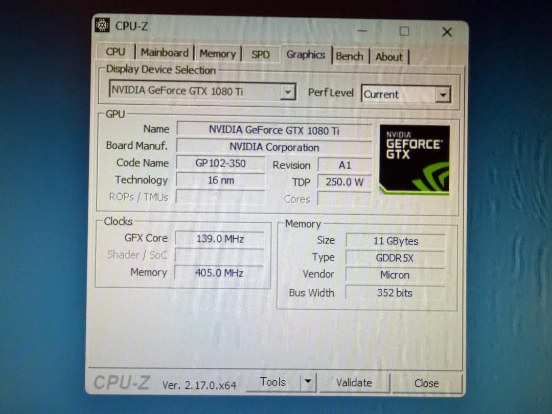 NVIDIA GeForce GTX 1080 Ti 11GB PALiT製
