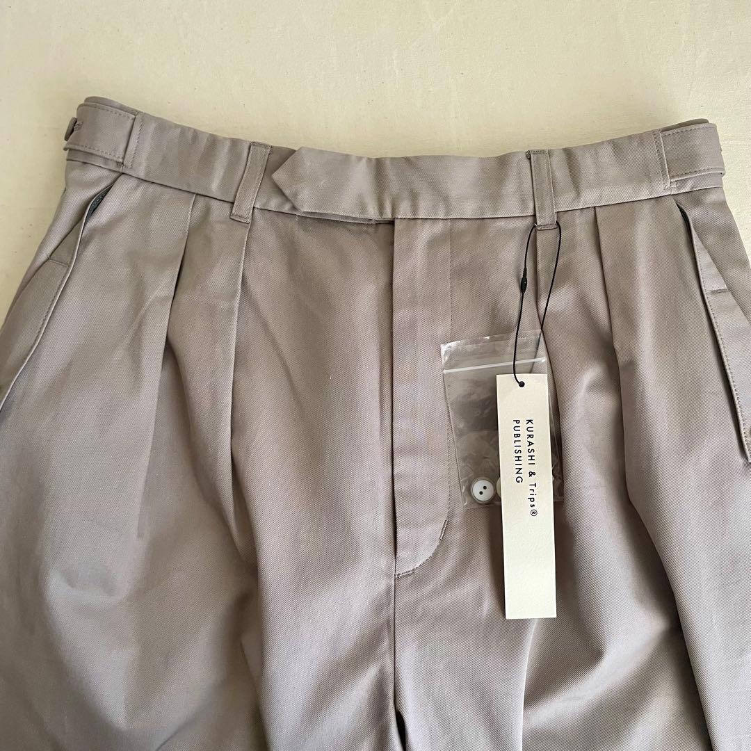 【新品タグ付き】北欧暮らしの道具店 タックパンツ バルーンパンツ グレージュ