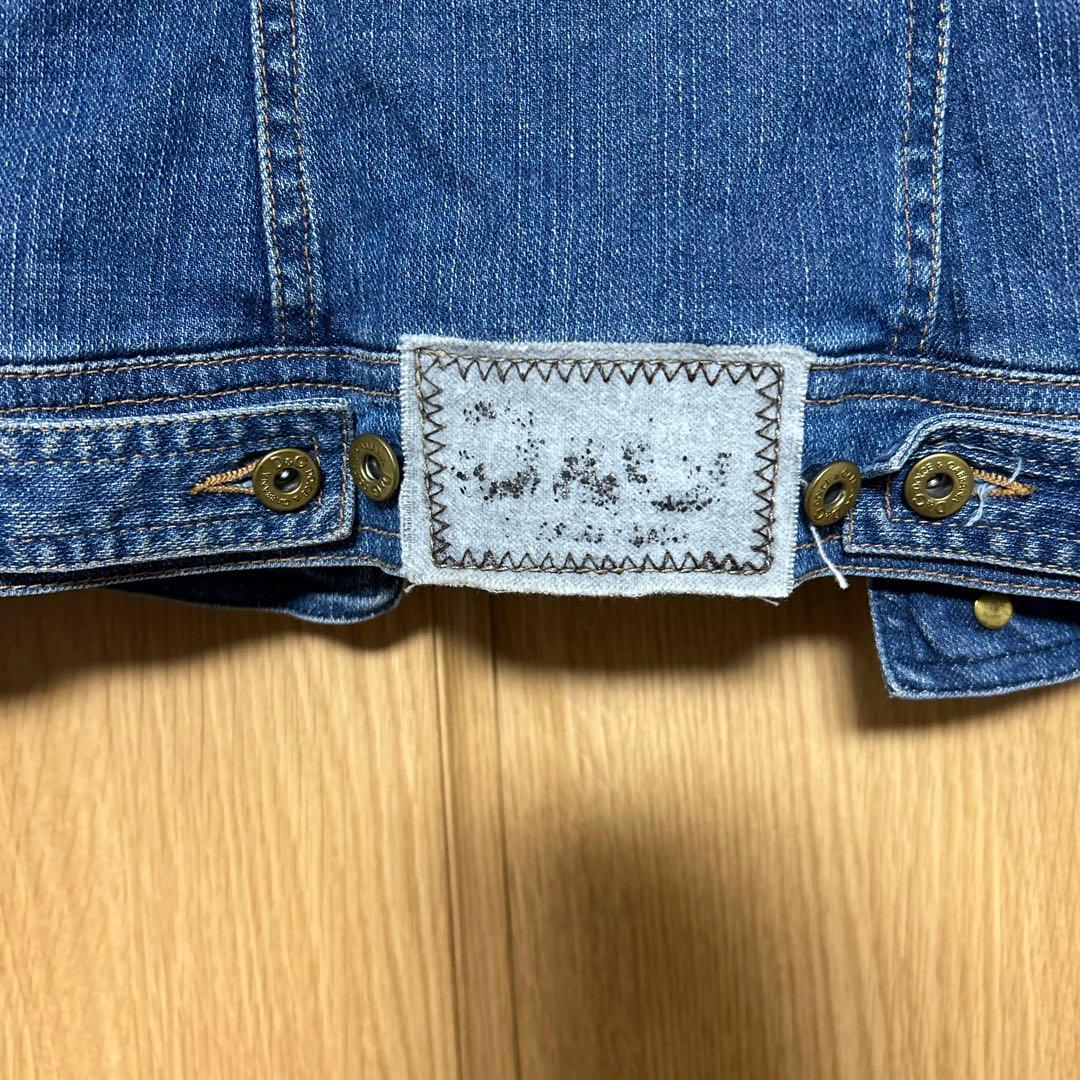 D&G ドルチェ＆ガッバーナ ファー襟デニムジャケット M（S相当） イタリア製