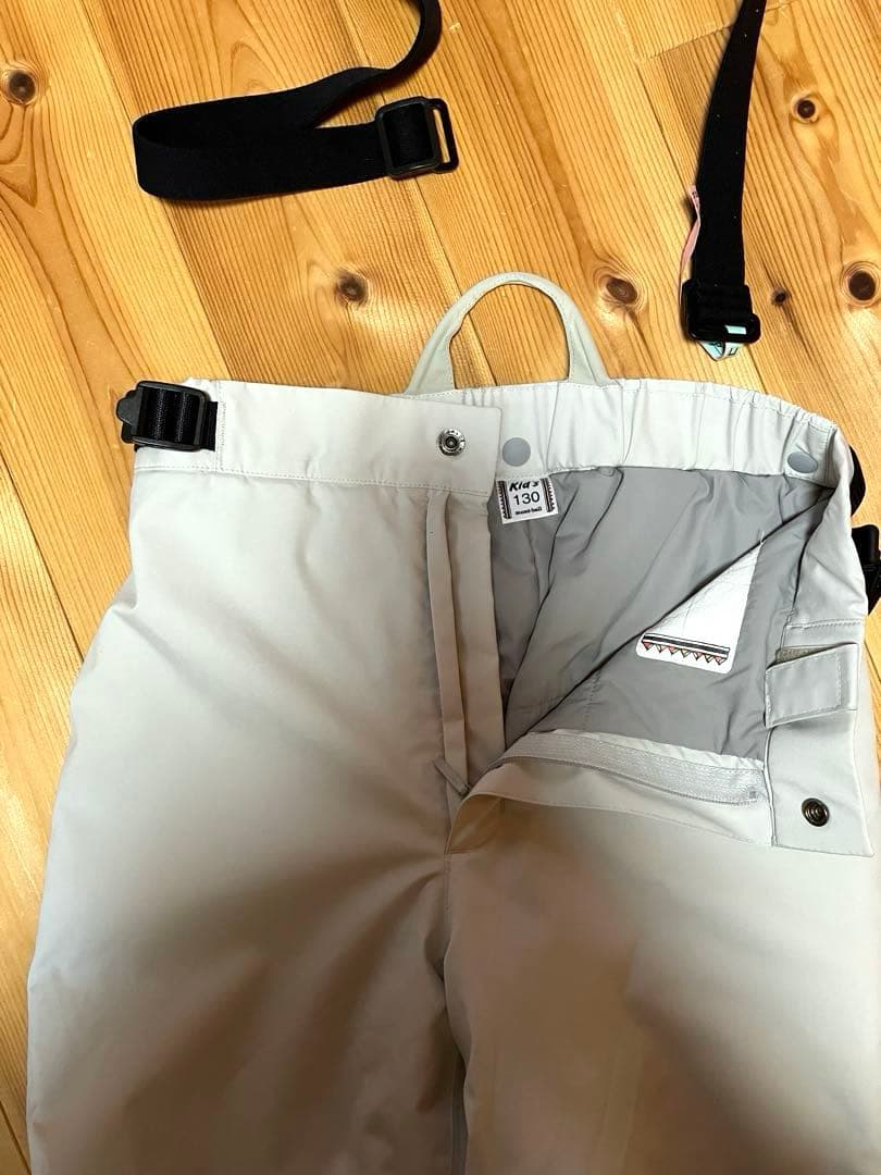 値下げモンベルスキーウェアセット 130 パウダーステップ