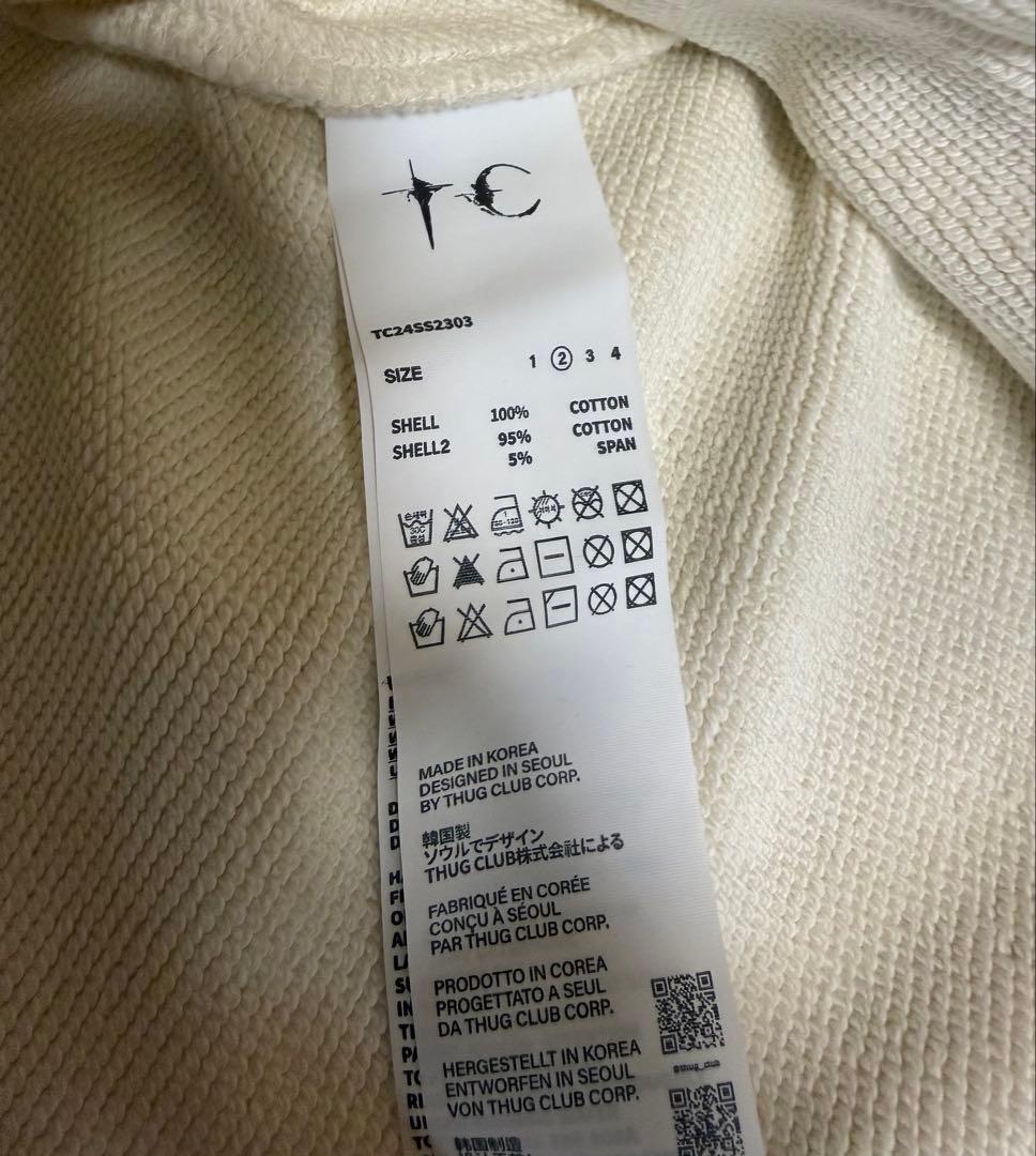 トップス THUG-CLUB COLOR EMBLEM SWEATSHIRT