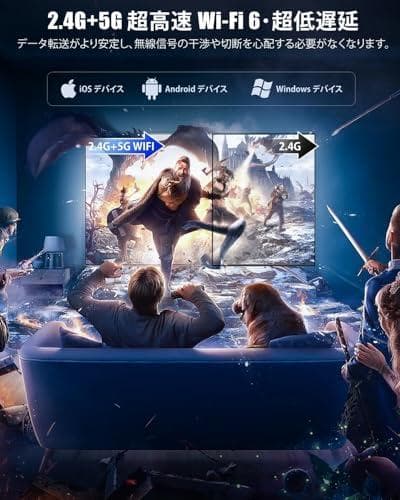 プロジェクター 家庭用【30000LM・Bluetoothリモコン・Androm