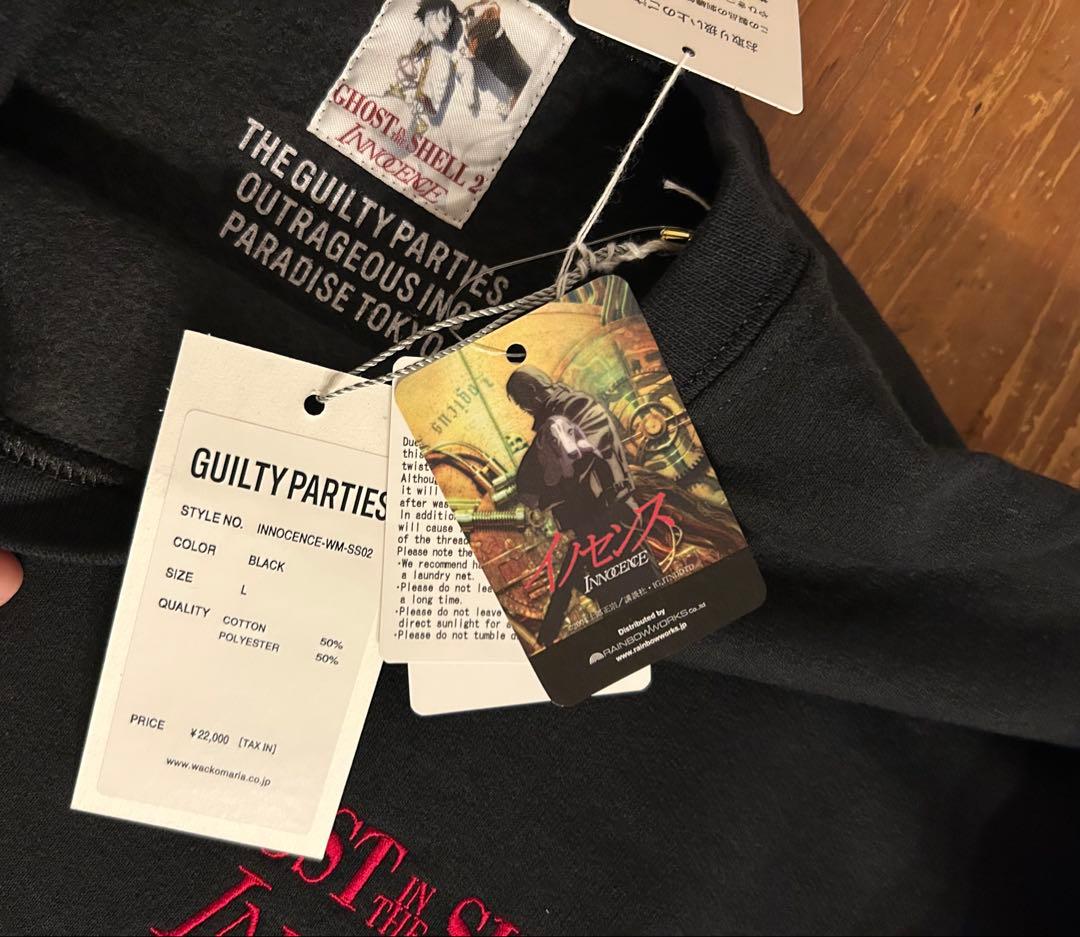 新品　ワコマリア　イノセンス　スウェットシャツ　サイズL 攻殻機動隊