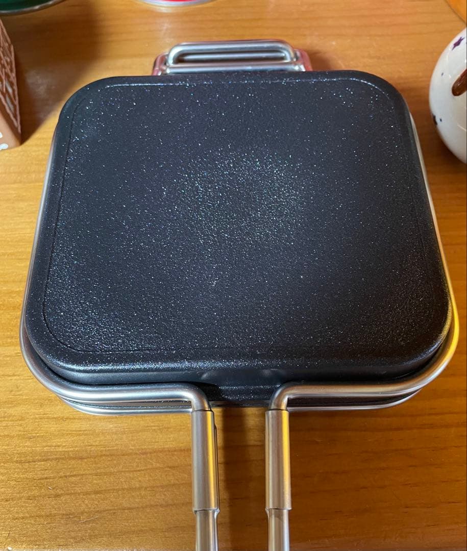 家事問屋　ホットパン　ホットサンドメーカー　IHで2回使用品