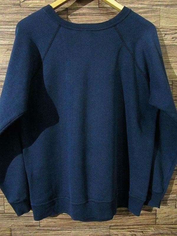 80s USA製 チャンピオン トリコタグ フロッキー プリント スウェット L