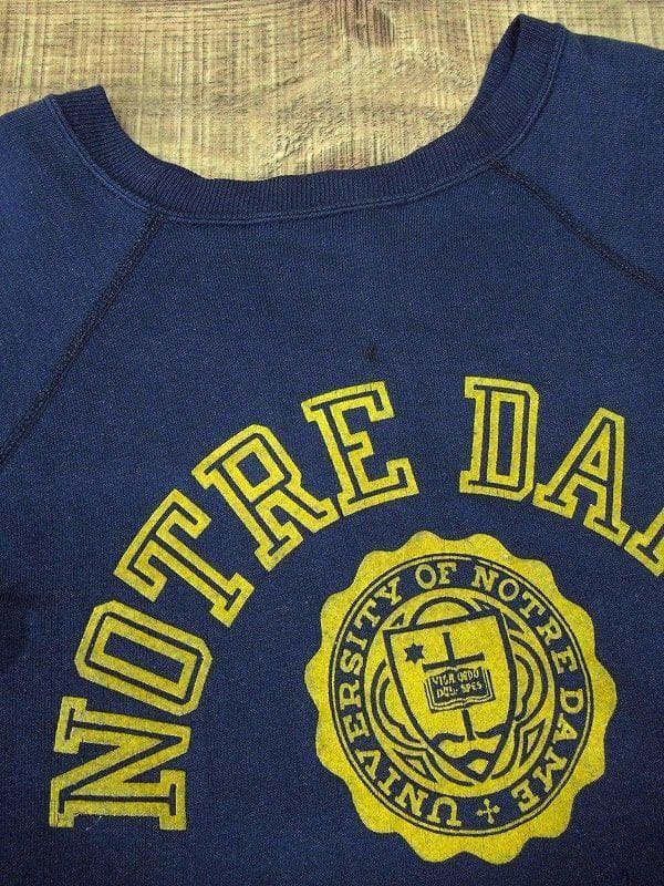 80s USA製 チャンピオン トリコタグ フロッキー プリント スウェット L