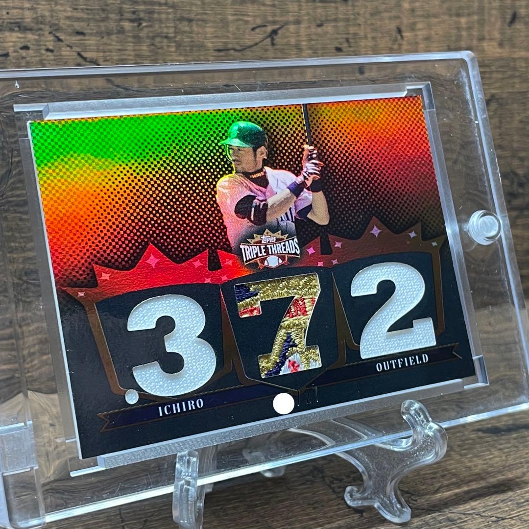 イチロー 激レア 2007 アメリカンリーグロゴパッチ カード topps