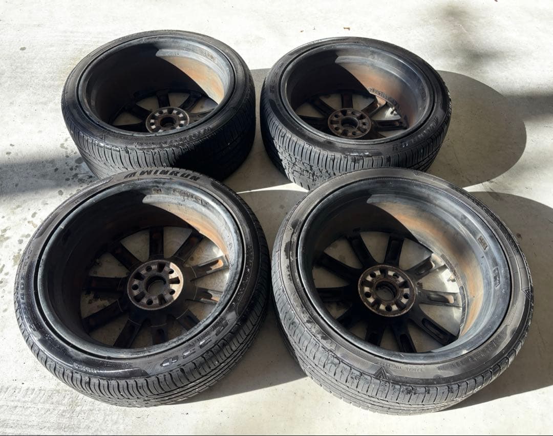 BBS鍛造　LEXUS レクサス　 IS-F 19インチ 純正ホイールセット