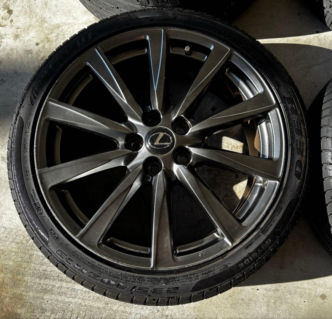 BBS鍛造　LEXUS レクサス　 IS-F 19インチ 純正ホイールセット