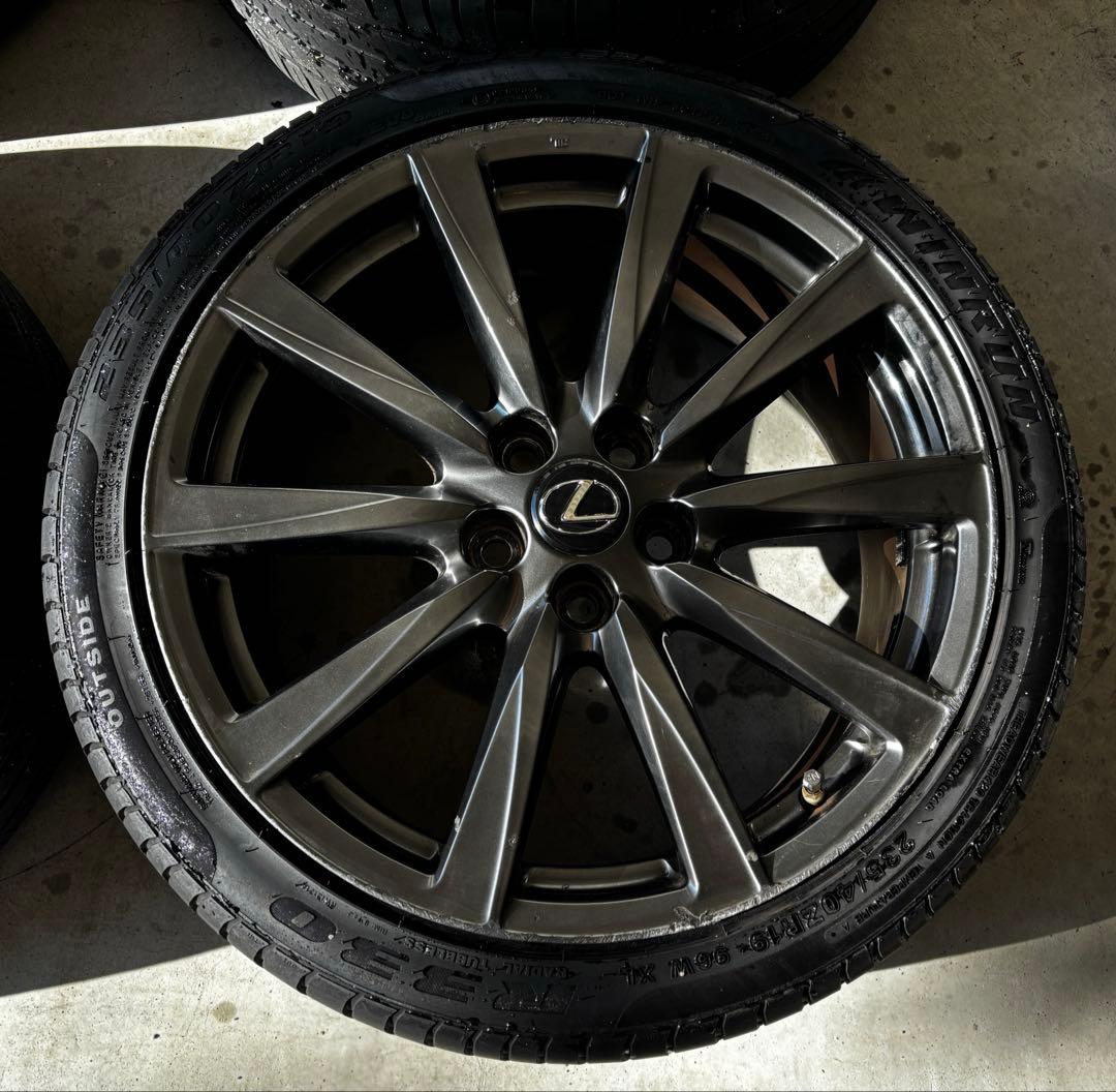 BBS鍛造　LEXUS レクサス　 IS-F 19インチ 純正ホイールセット