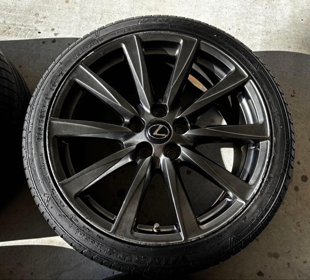 BBS鍛造　LEXUS レクサス　 IS-F 19インチ 純正ホイールセット