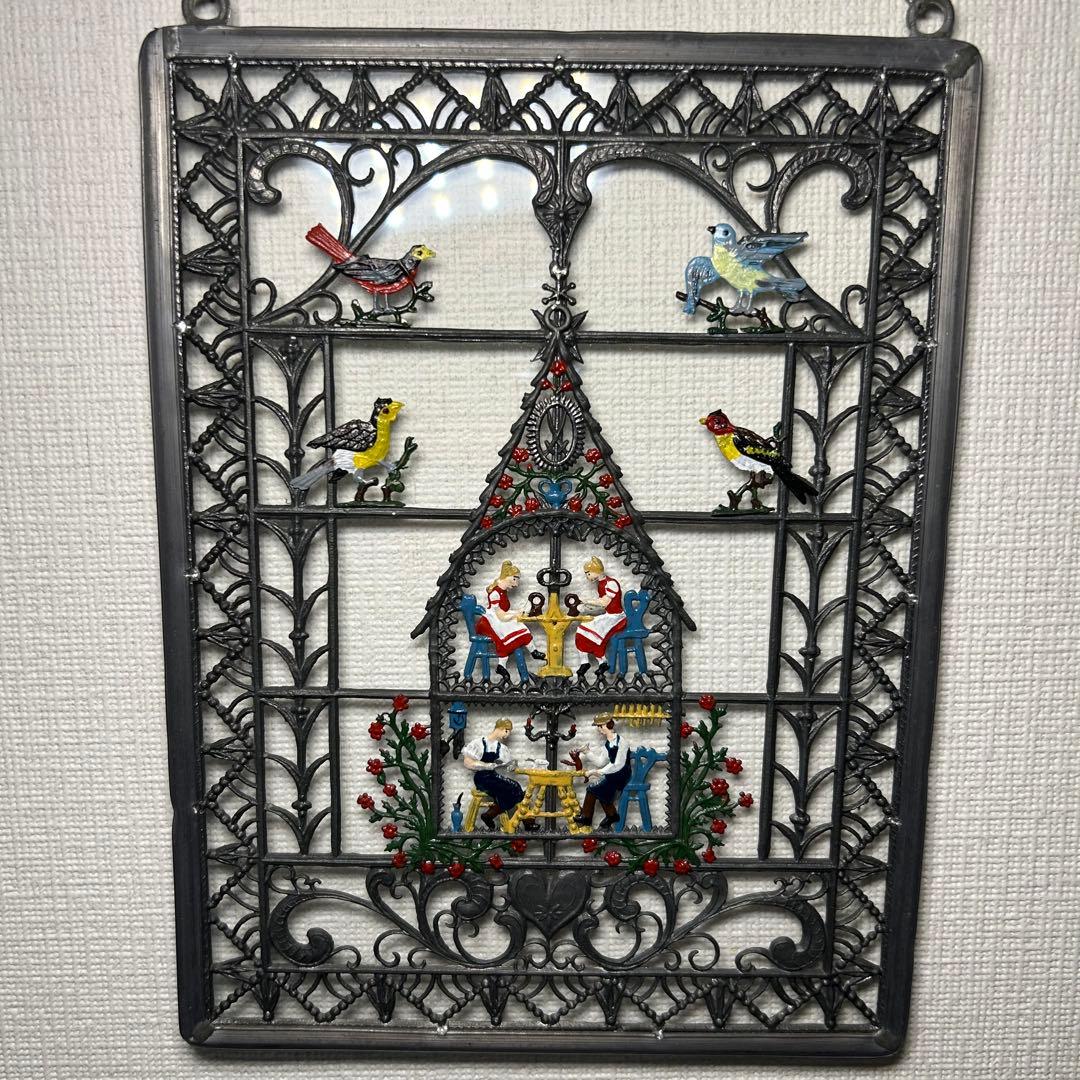 Babette Schweizer シュヴァイツァー 壁掛け　ドイツ　錫 壁飾り