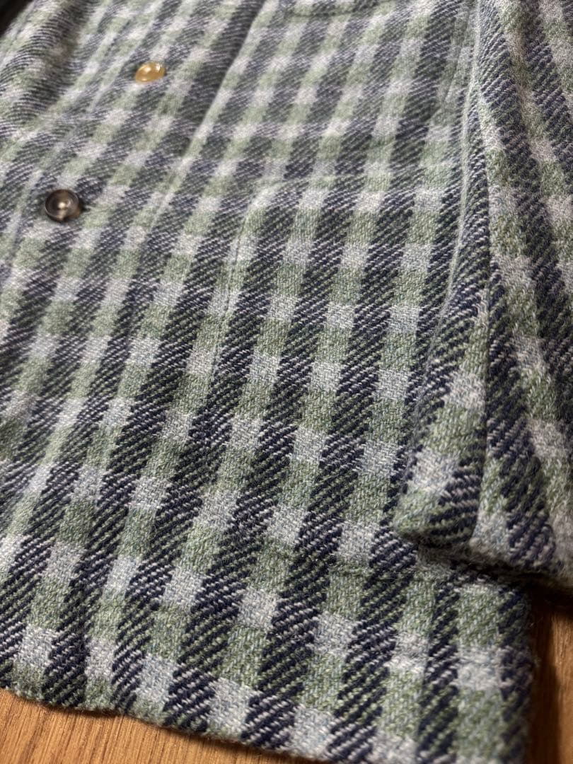 45R 現行モデル シェットランドウール チェック 3Bジャケット サイズ3