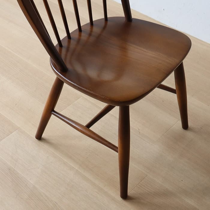 アンティーク 飛騨産業 キツツキ ウィンザーチェア ブナ材 無垢材②