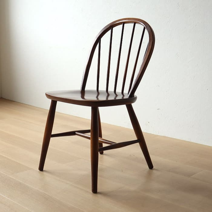 アンティーク 飛騨産業 キツツキ ウィンザーチェア ブナ材 無垢材②