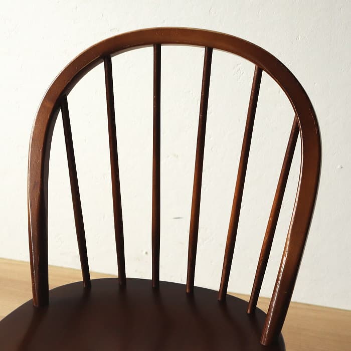 アンティーク 飛騨産業 キツツキ ウィンザーチェア ブナ材 無垢材②